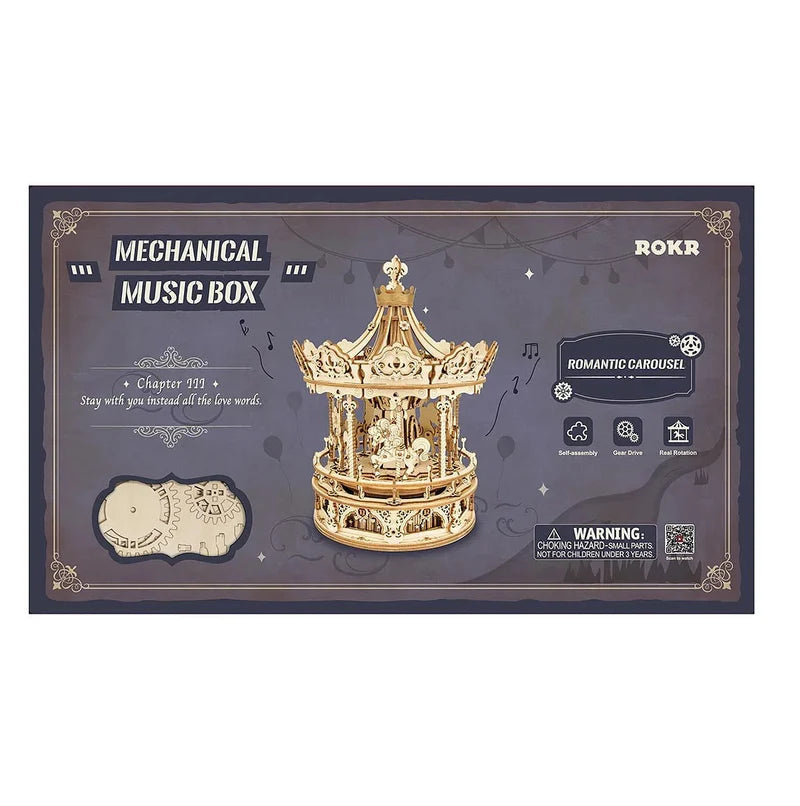 3D Puzzle Romantisches Karussell (384 Teile)