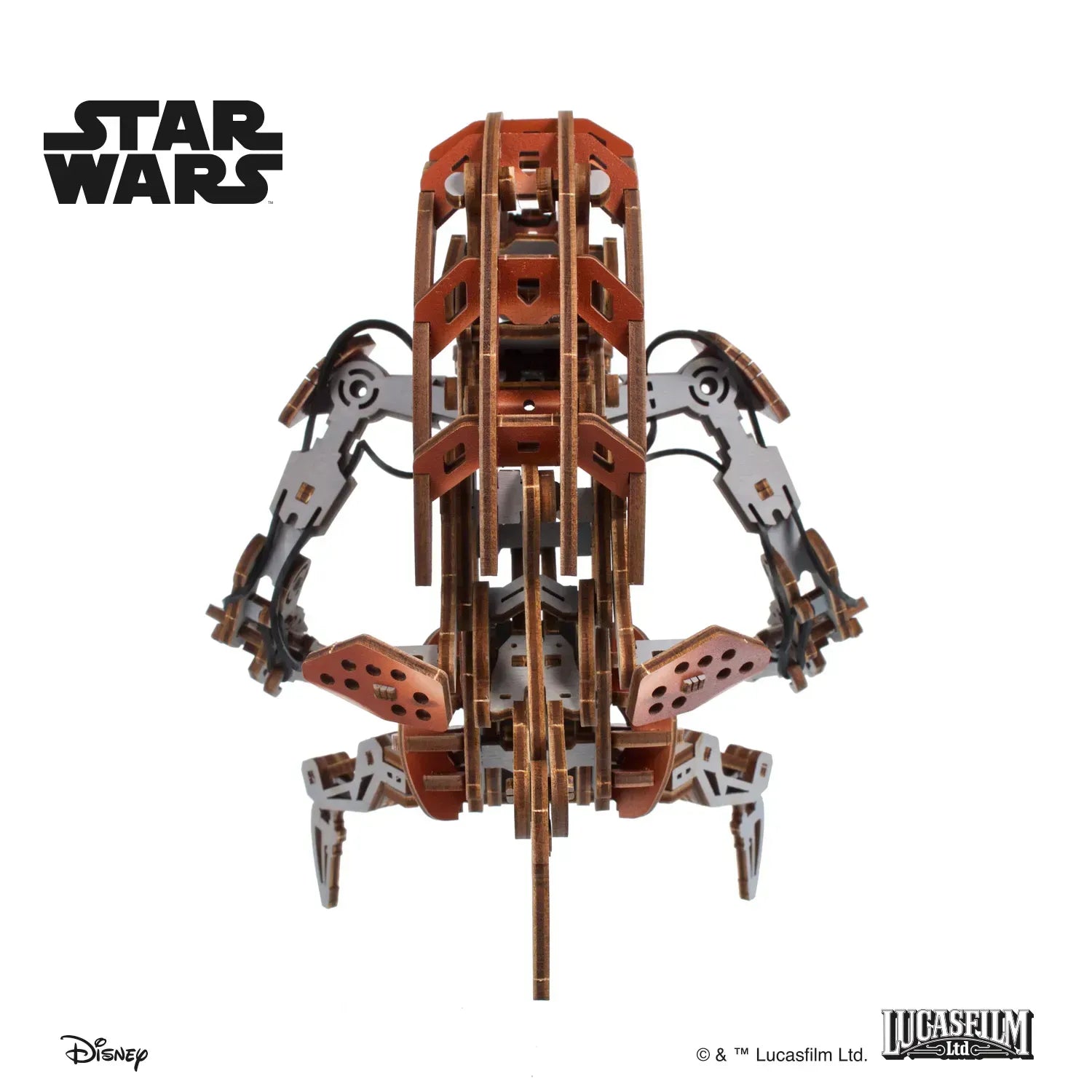 Star Wars Droideka Holzbausatz Kampfhaltung