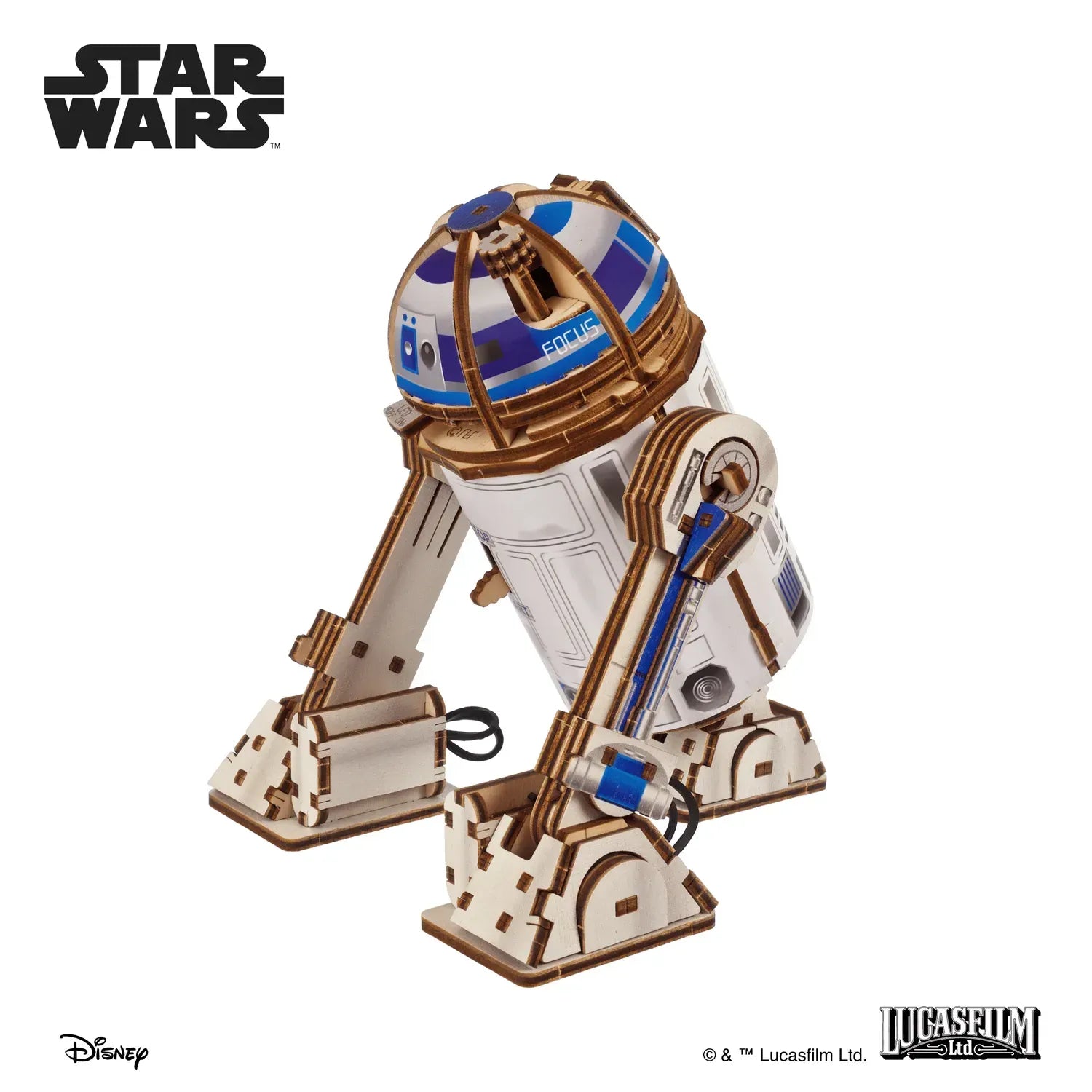 Holzbausatz R2-D2 präzise gelaserte Teile